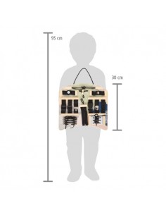 Pannello motricità Chiusure e fissaggio