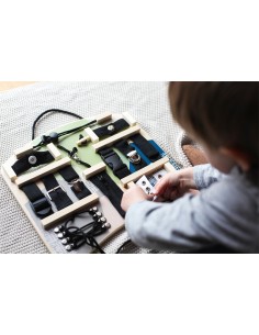 Pannello motricità Chiusure e fissaggio