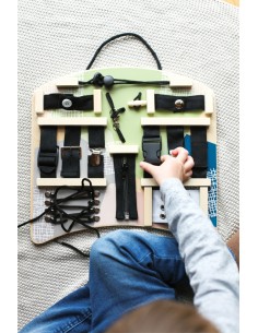 Pannello motricità Chiusure e fissaggio