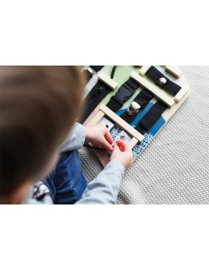 Pannello motricità Chiusure e fissaggio