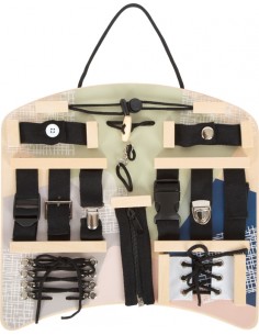 Pannello motricità Chiusure e fissaggio