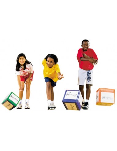 Cubo del movimento in schiuma 15 cm per attività motorie e didattiche