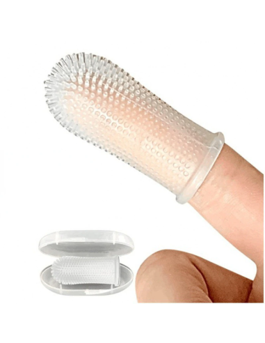 Spazzolino ditale sensory con custodia