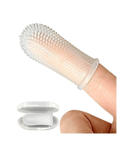 Spazzolino ditale sensory con custodia