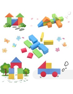 Mini Blocchi Morbidi in Eva 38 pz.