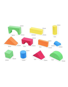 Mini Blocchi Morbidi in Eva 38 pz.