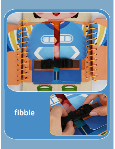 Libro delle Allacciature Montessori – Autonomia e Motricità Fine