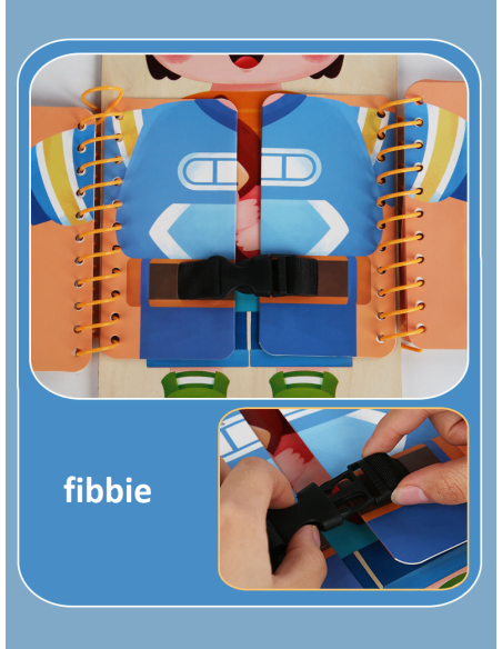 Libro delle Allacciature Montessori – Autonomia e Motricità Fine