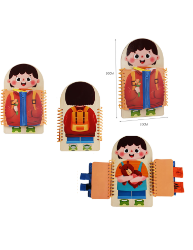 Libro delle Allacciature Montessori – Autonomia e Motricità Fine