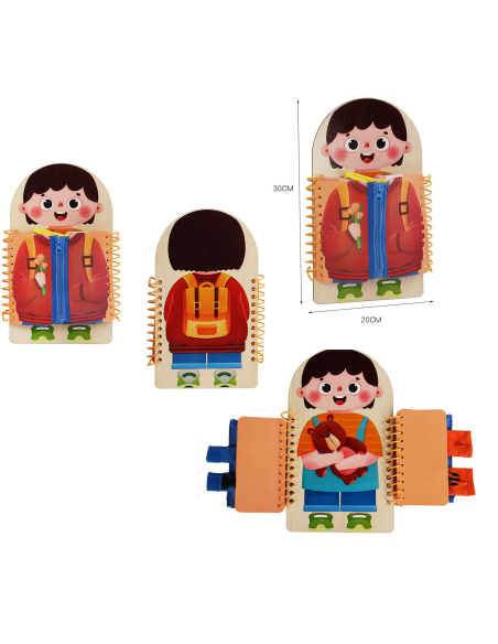 Libro delle Allacciature Montessori – Autonomia e Motricità Fine