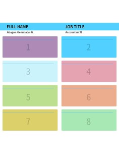 Righelli colorati per la Lettura 4pz.