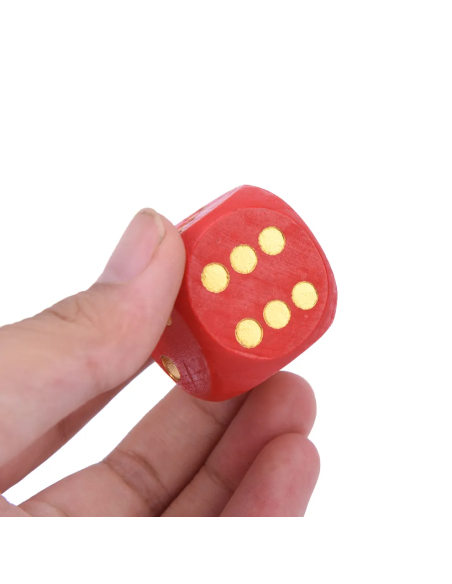 Dadi in legno colorati 2 pz.