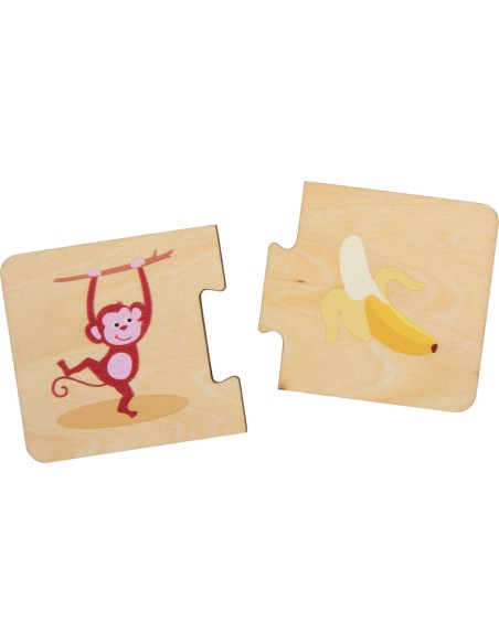 Puzzle Animali cosa mangiano