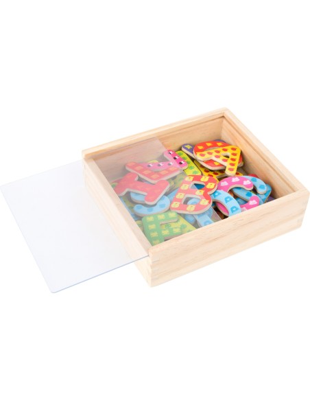 Lettere calamitate colorate 37 pz.