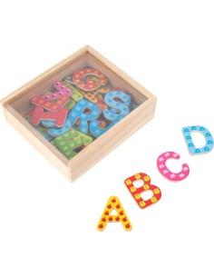 Lettere maiuscole magnetiche  37 pz.