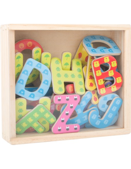 Lettere calamitate colorate 37 pz.