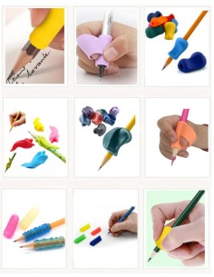 Impugnature per matita set 9 pezzi – Correttori postura scrittura